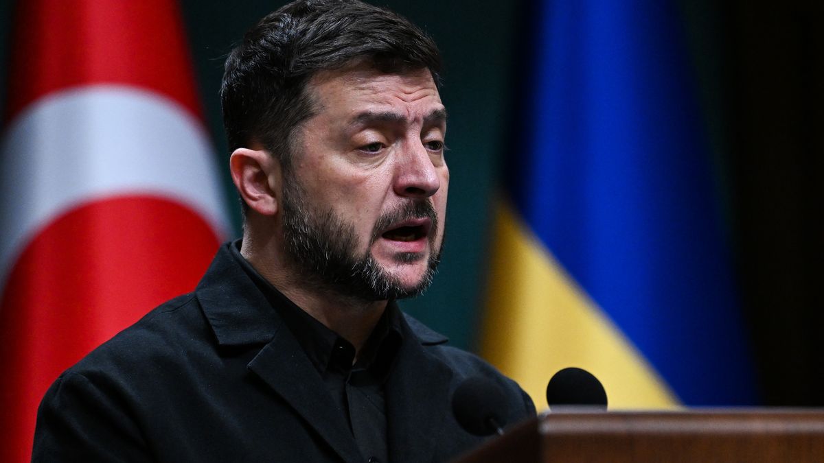 Volodymyr Zelensky lors d