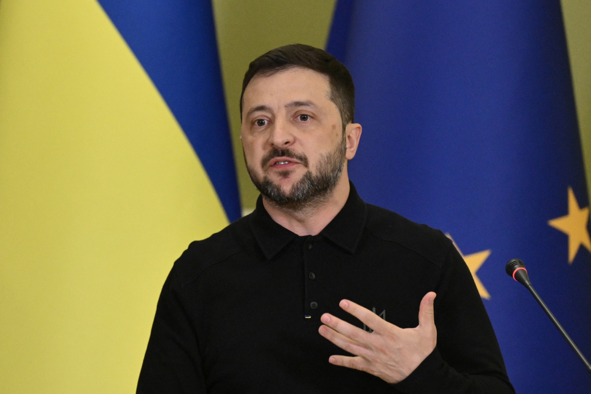 Photo du président ukrainien Volodymyr Zelensky
