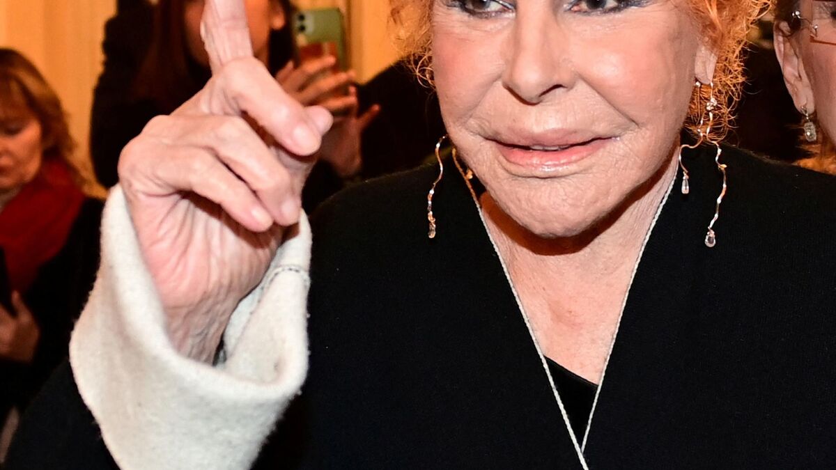 Ornella Vanoni à Milan lors d’un événement