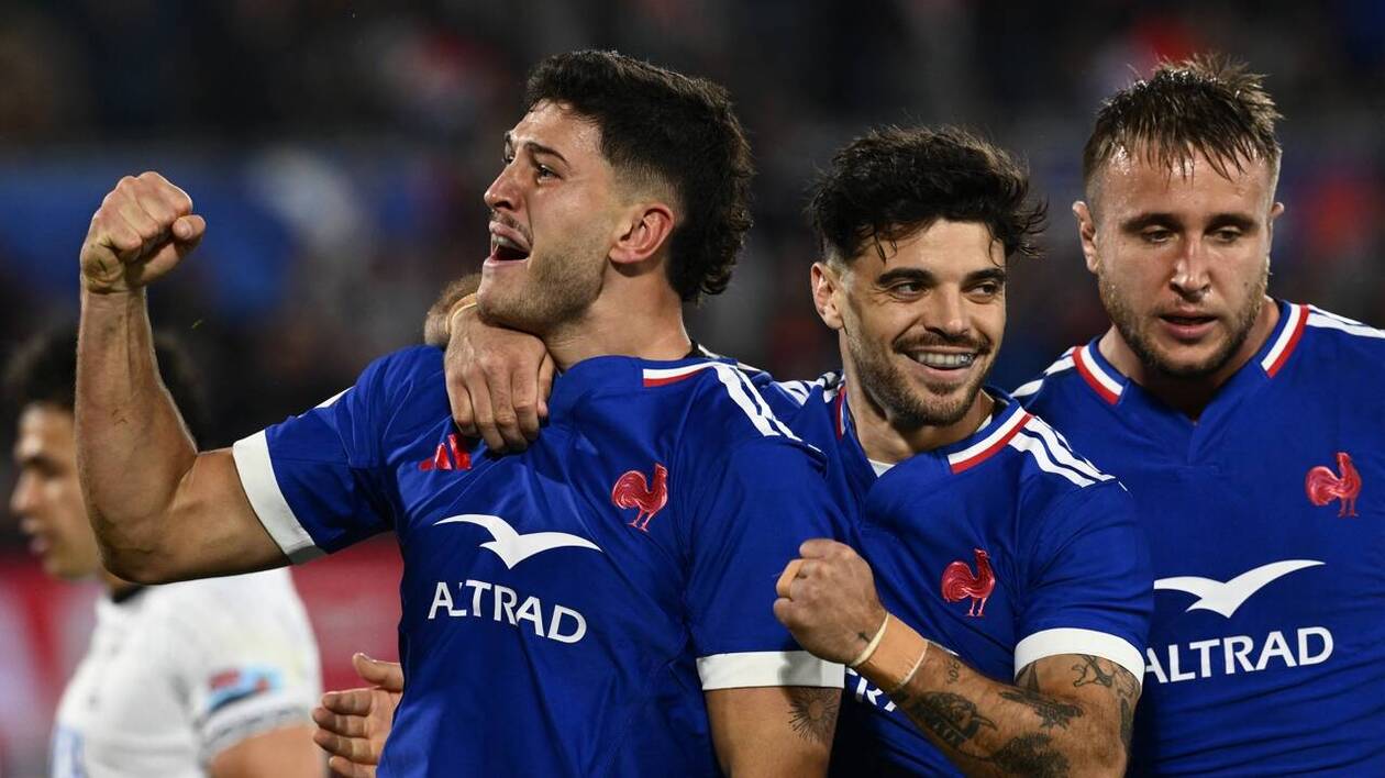 Vue d’un match de rugby du XV de France