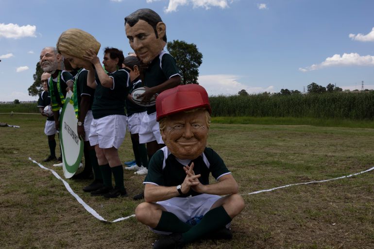 Manifestation d'Oxfam à Soweto pendant le sommet G20