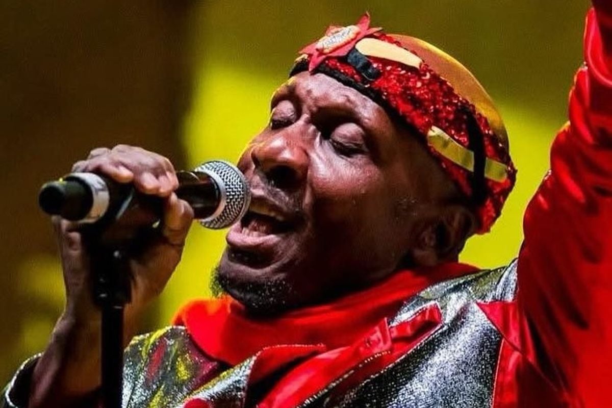 Jimmy Cliff en scène lors d'un concert mémorable