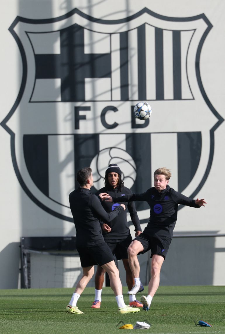 Séance d'entraînement du FC Barcelone avant Chelsea - image AFP