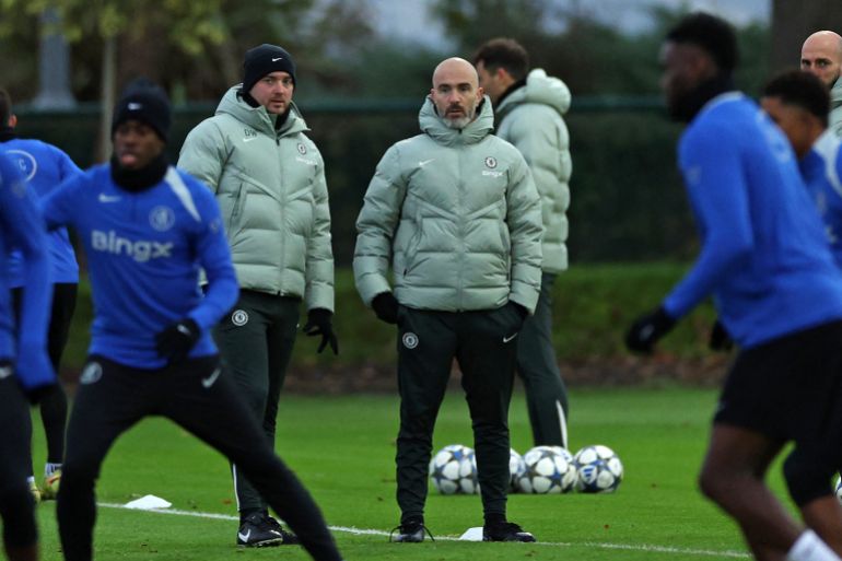 Enzo Maresca à l'entraînement - image AFP