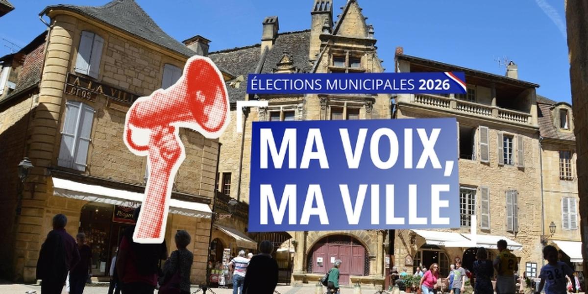 Page d’accueil d’une consultation en ligne pour Sarlat 2026