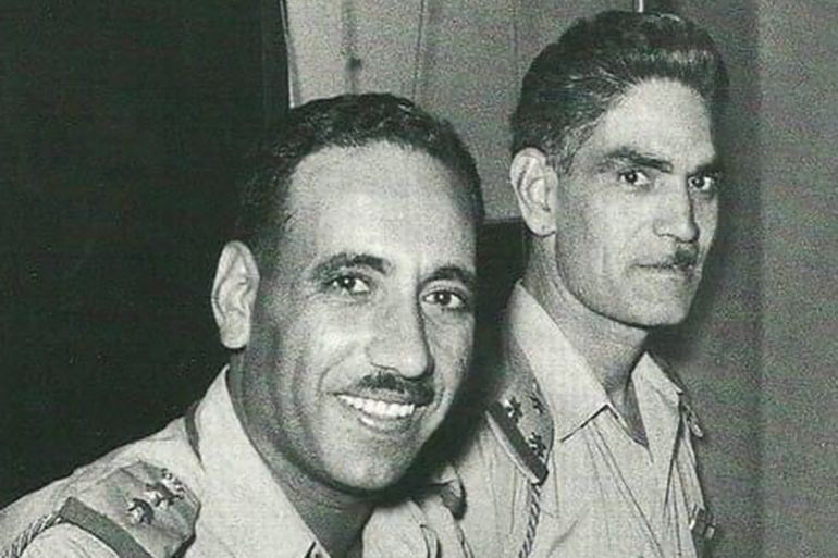 Abdel Karim Qassem et Abdel Salam Arif