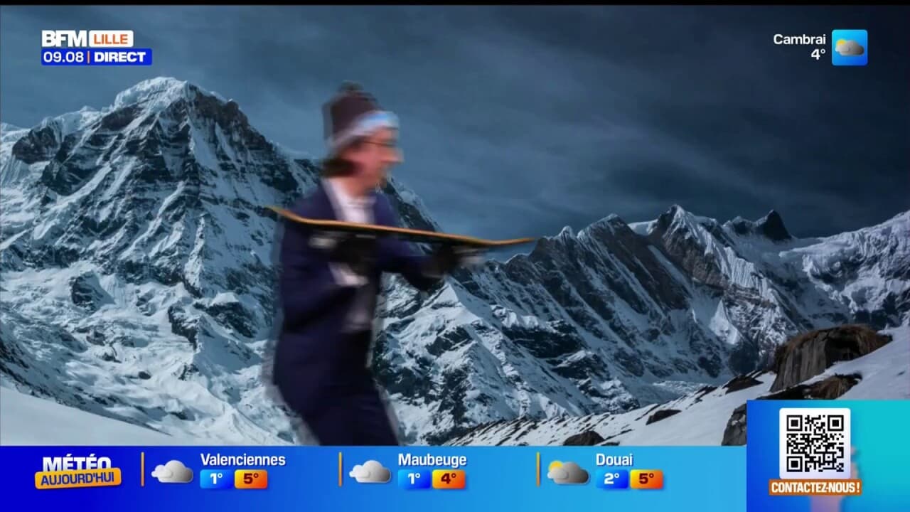 Capture d'écran de la météo de Colas