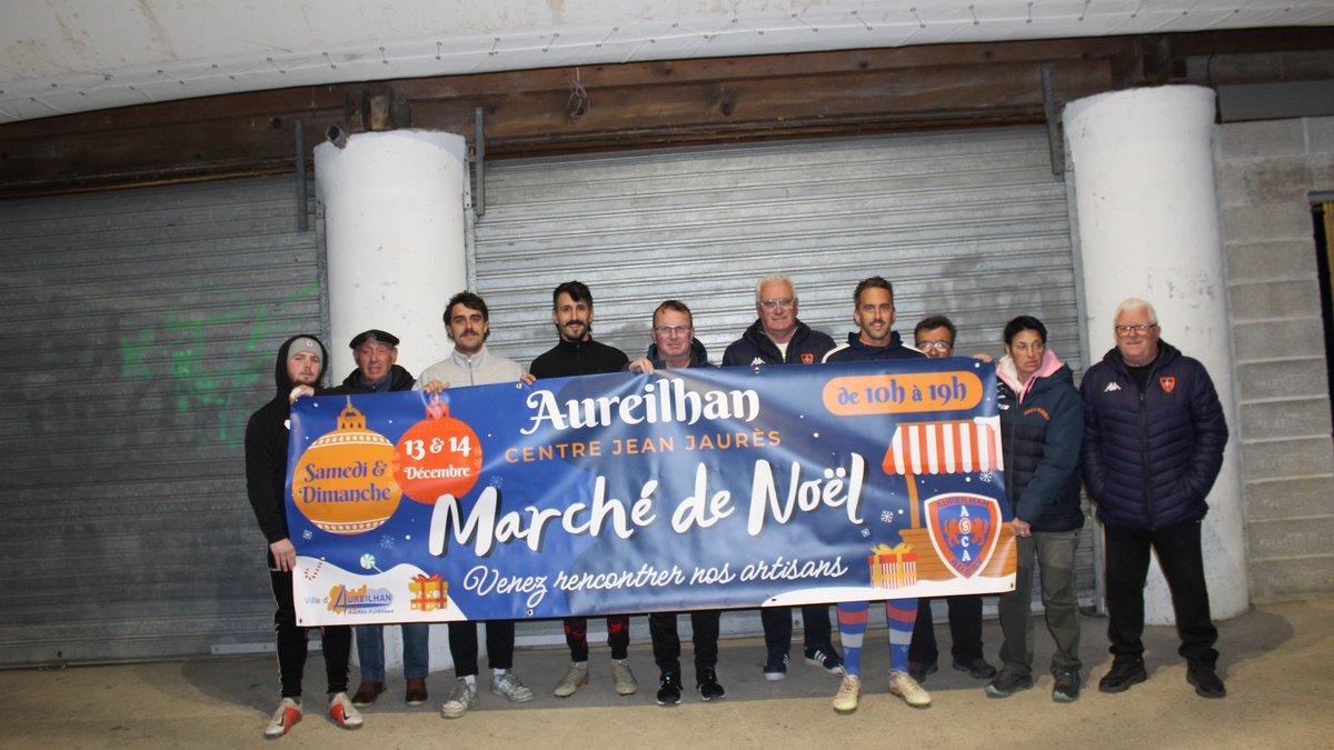 Marché de Noël à Aureilhan avec stands artisanaux