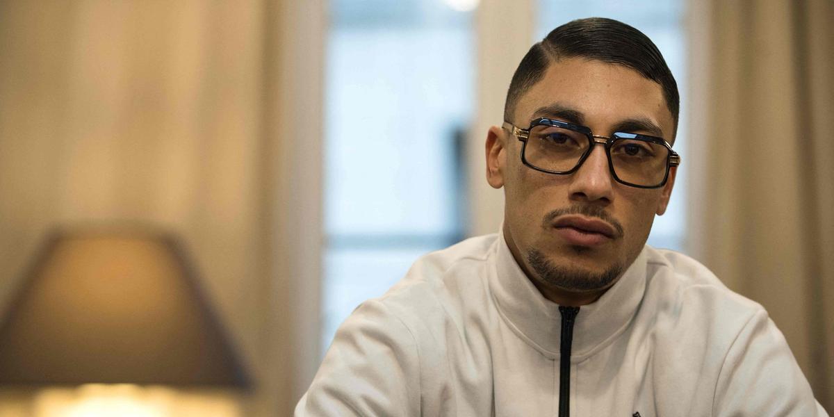 Rappeur Maes lors d'une audience à Tanger