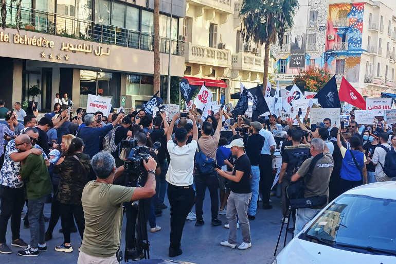 Manifestation contre l'injustice - Tunis - novembre 2025