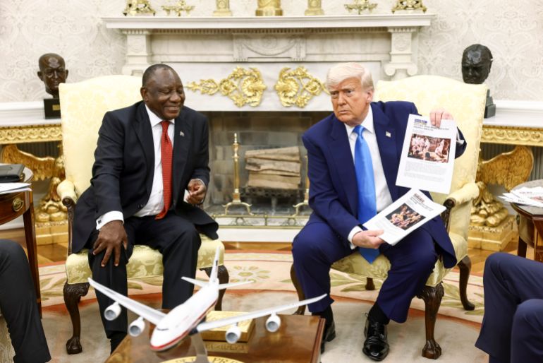 Rencontre entre Donald Trump et le président sud-africain Cyril Ramaphosa à la Maison Blanche