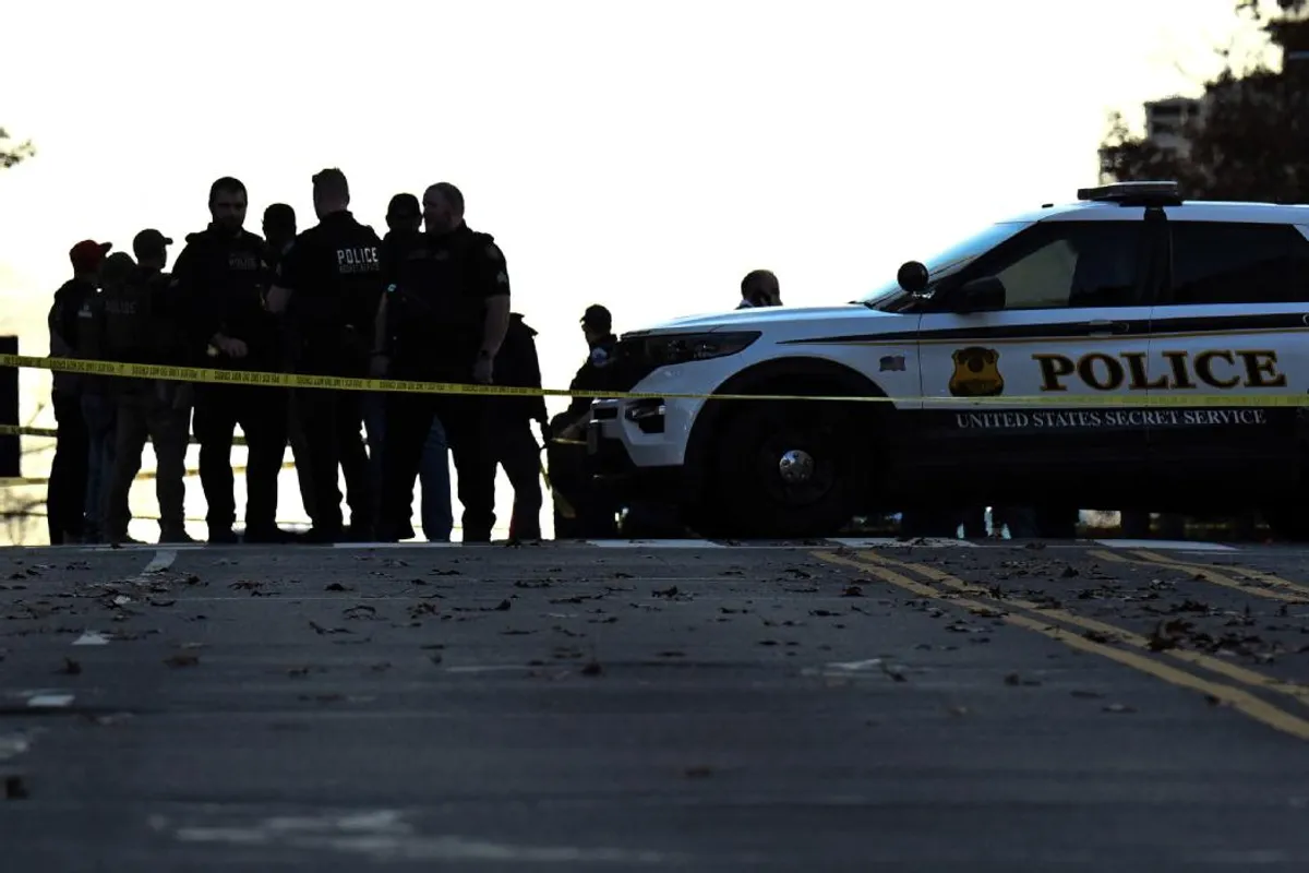 Centre-ville américain après la fusillade