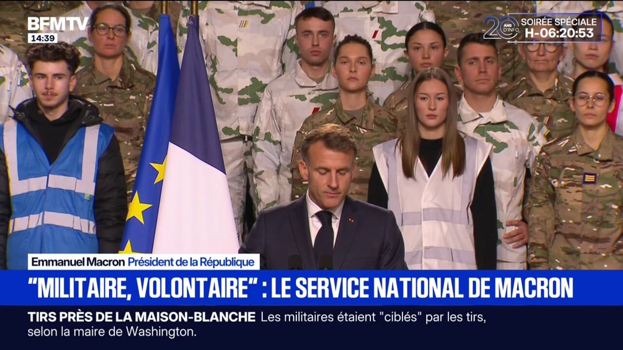 Détails du service national volontaire dans les annonces d Emmanuel Macron