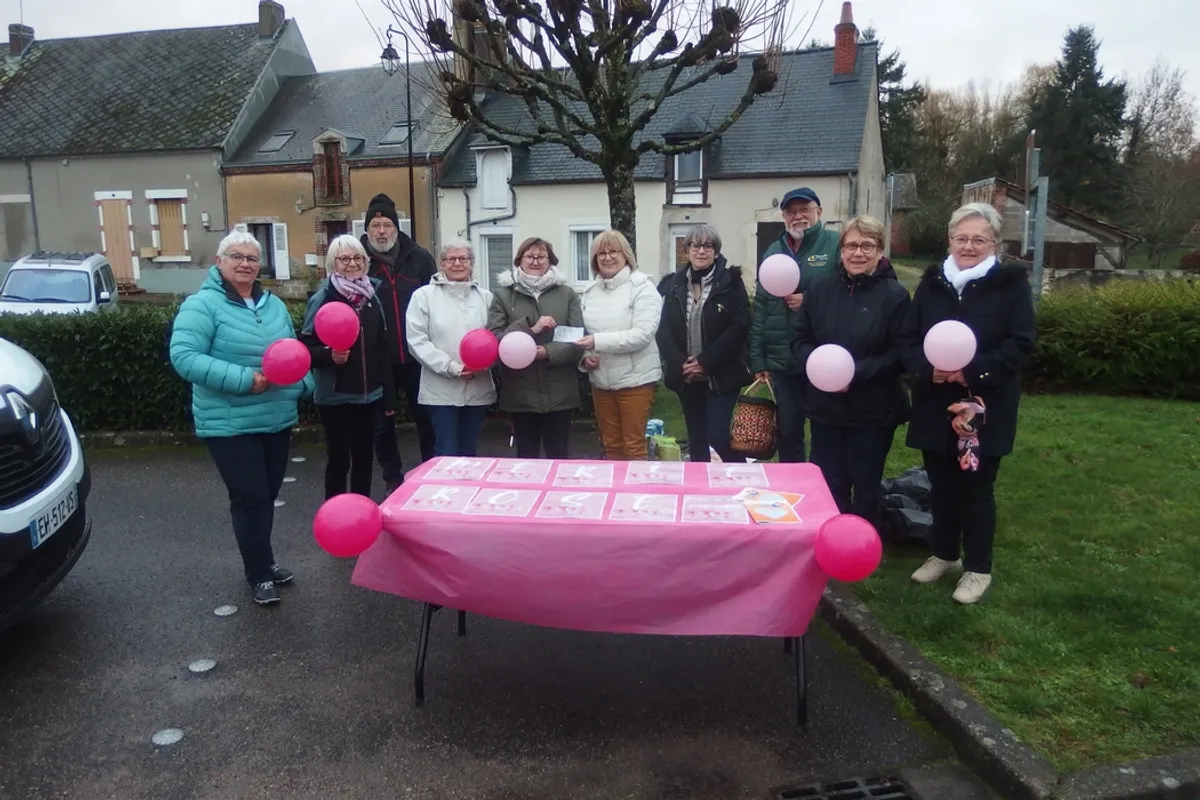 Marche locale contre le cancer dans une commune rurale