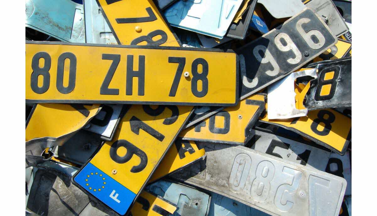 Plaques d’immatriculation usurpées en France