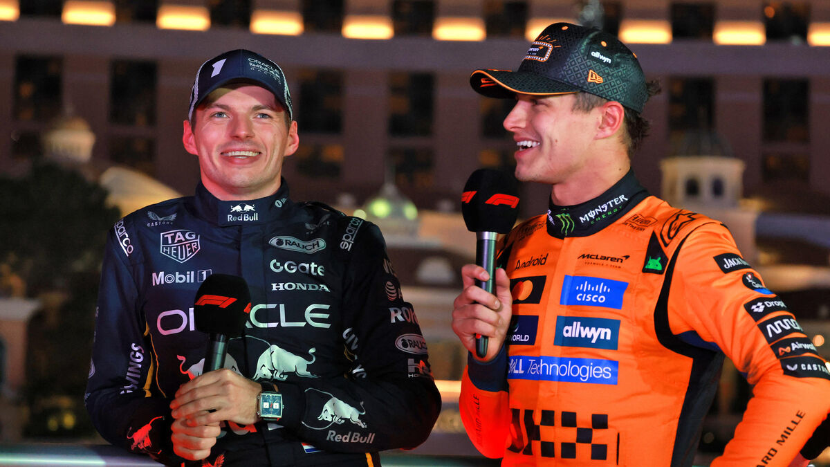 Lando Norris en action lors d'une course de Formule 1