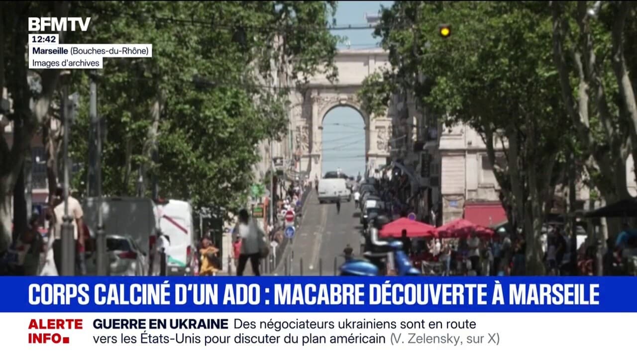 Corps carbonisé d’un adolescent de 15 ans à Marseille