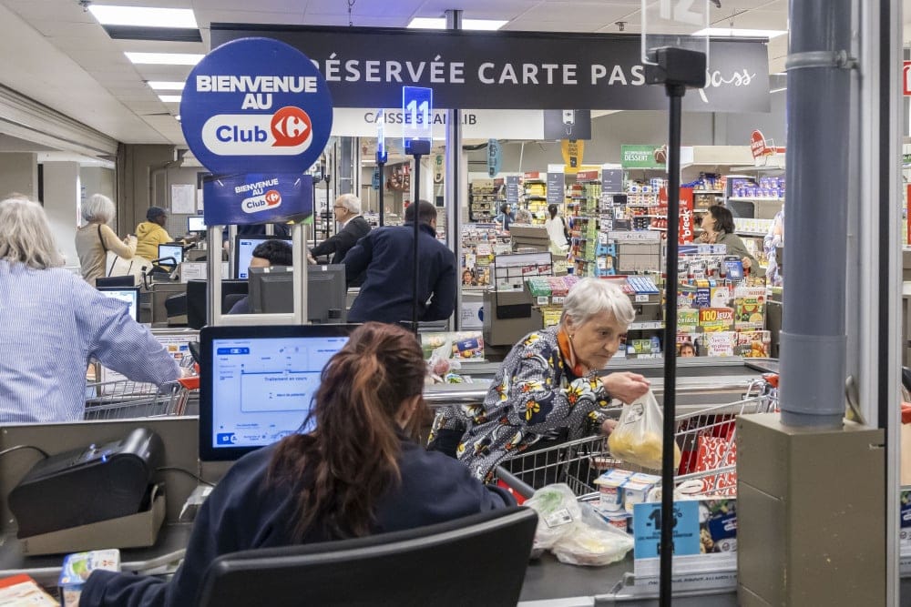 PDG de Carrefour lors d’une rencontre avec des employés