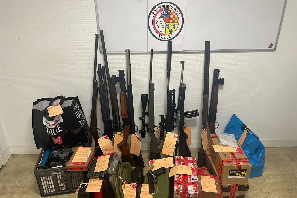 Corrèze: un couple condamné pour détention d’armes de guerre