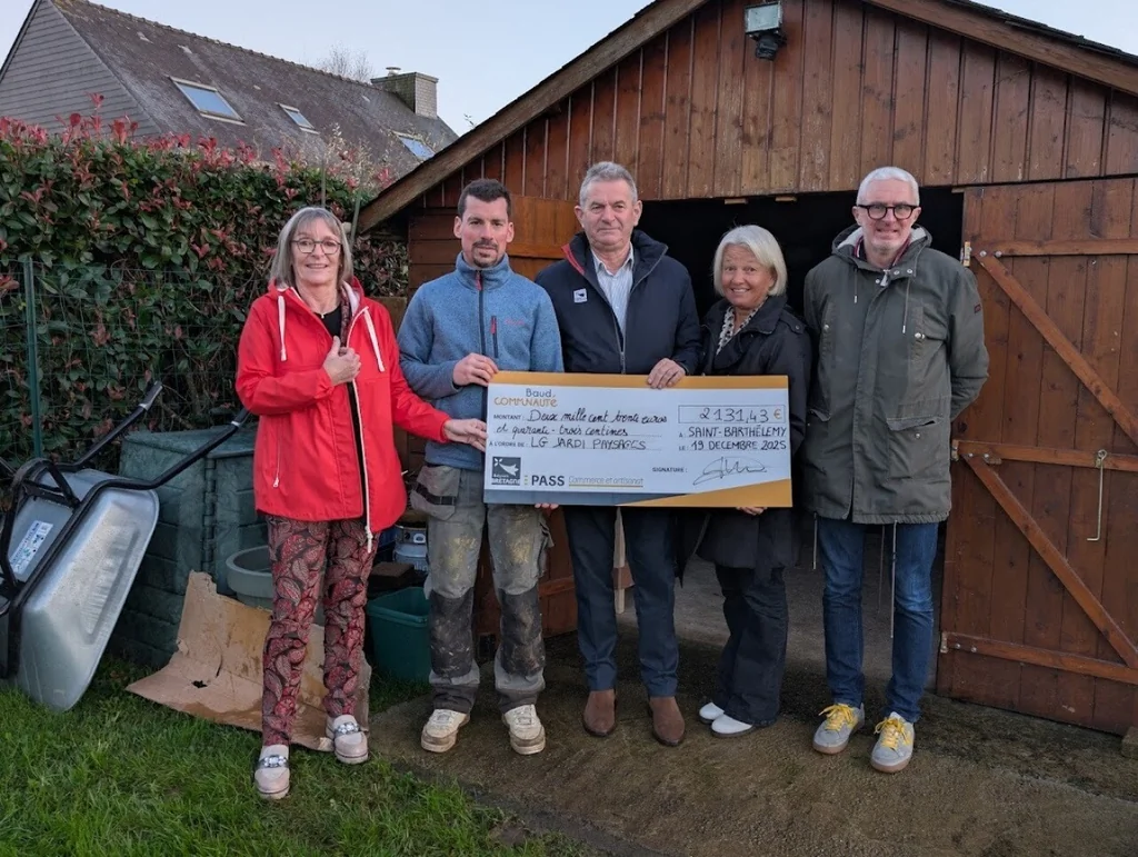 Aide régionale en Morbihan : un entrepreneur paysagiste reçoit un soutien financier