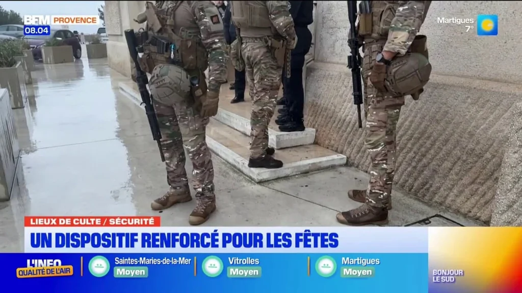 Dispositif de sécurité renforcé devant les lieux de culte