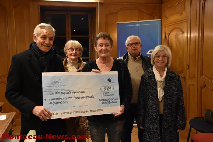 Don de 5 926 € de la CUCM à la Ligue contre le cancer grâce au recyclage du verre