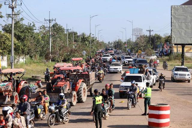 Vue générale des affrontements frontaliers Thaïlande Cambodge