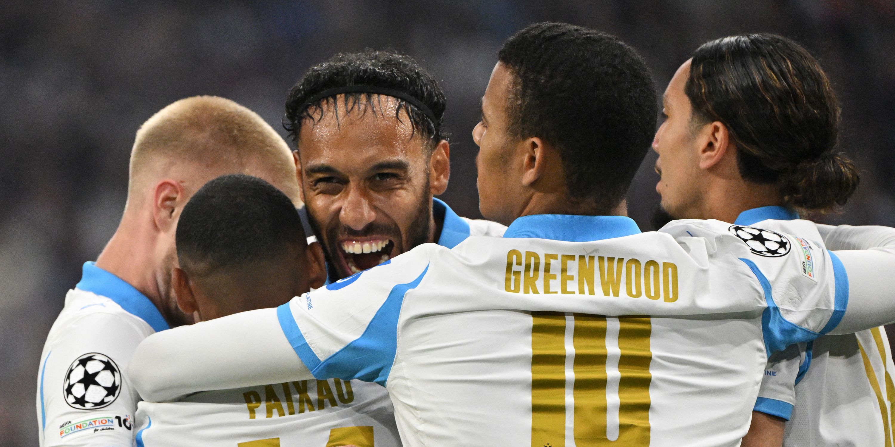 Vue d'ensemble du match USG - OM en LDC