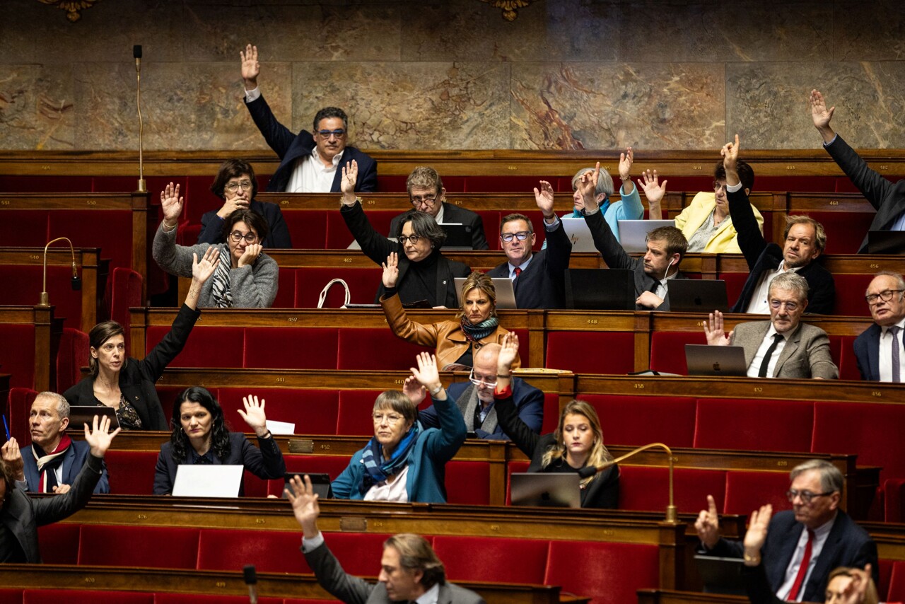 Assemblée nationale lors du vote budgétaire PLFSS 2026