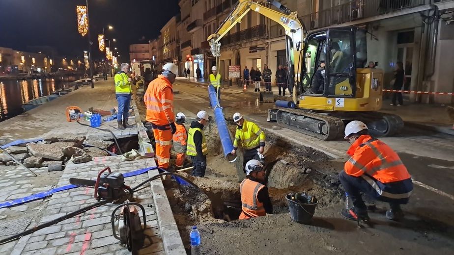 Travaux de réparation des canalisations à Sète