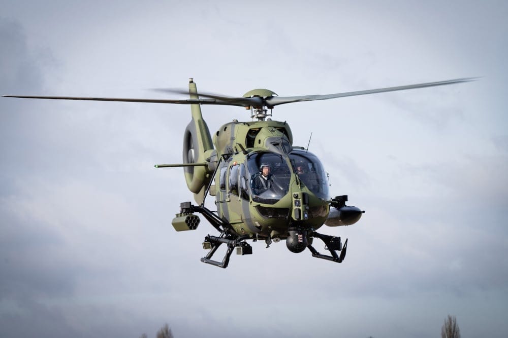 H145M allemands en livraisons et démonstration