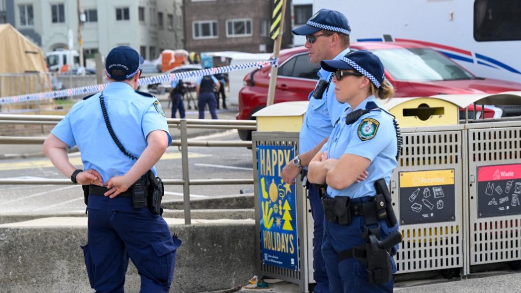 Vue aérienne de Bondi Beach après l’attaque
