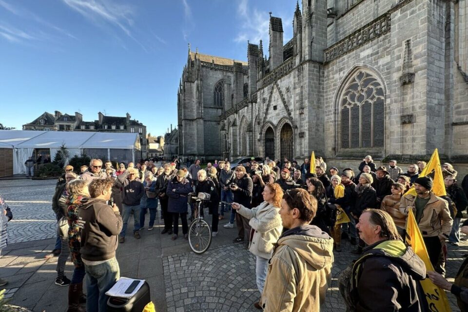 Manifestation à Quimper