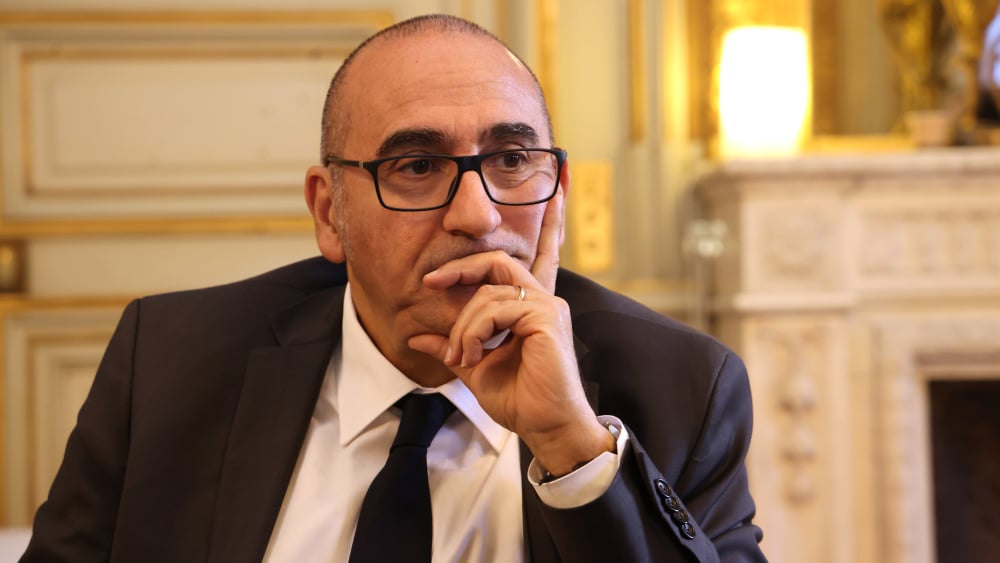 Le ministre de l'intérieur Laurent Nuñez lors d'une intervention
