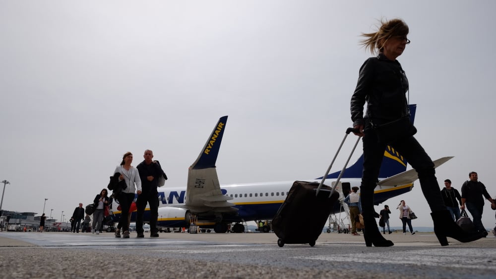 Terminal d'aéroport Marseille Provence Ryanair