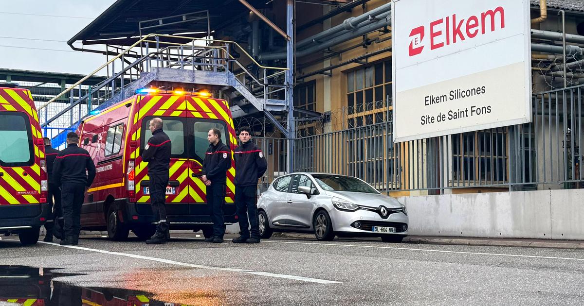 Pompiers et secours sur le site d Elkem Silicones