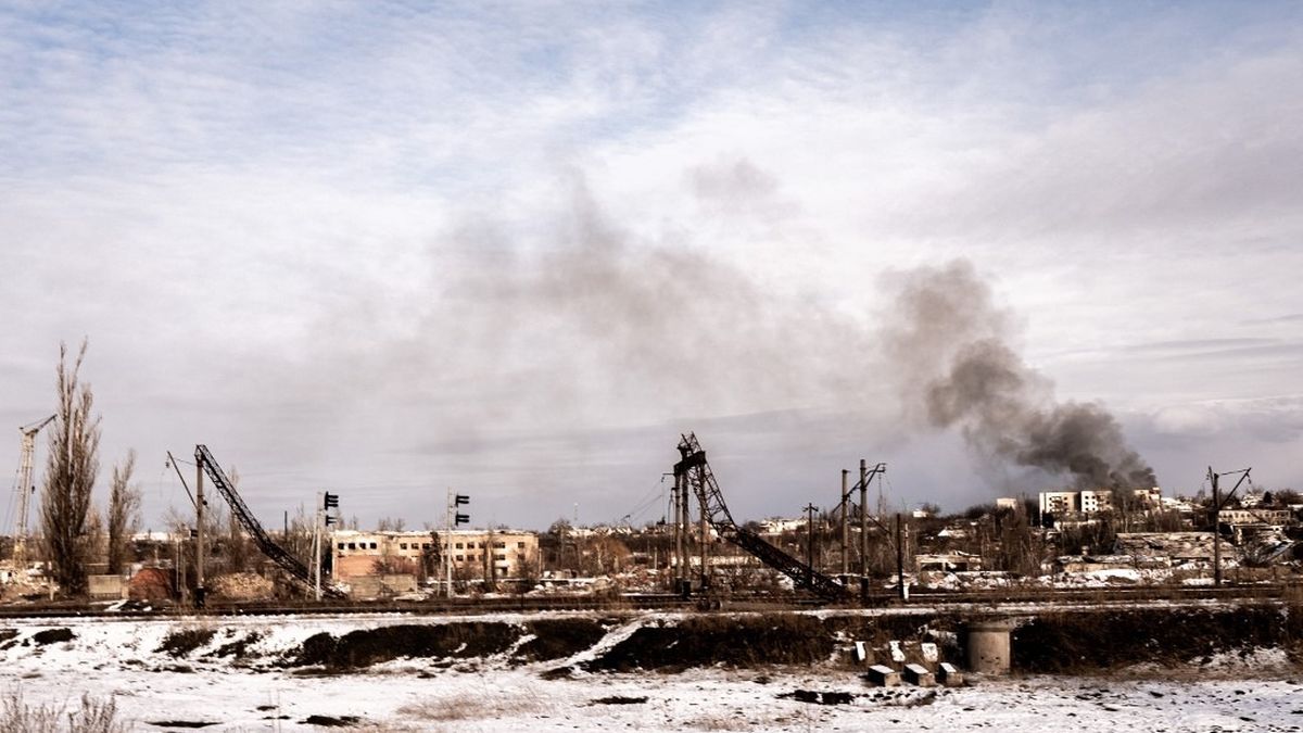 Images des dégâts en Siversk après l’attaque
