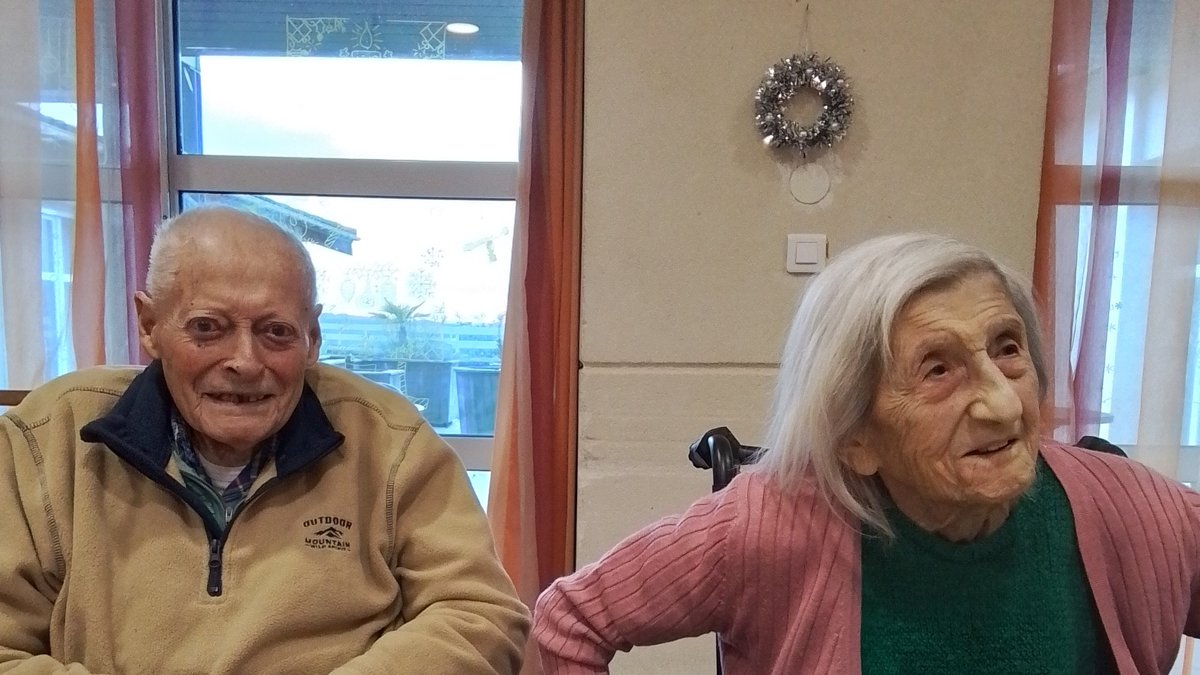 Deux centenaires à Puymirol, Ehpad des Terrasses