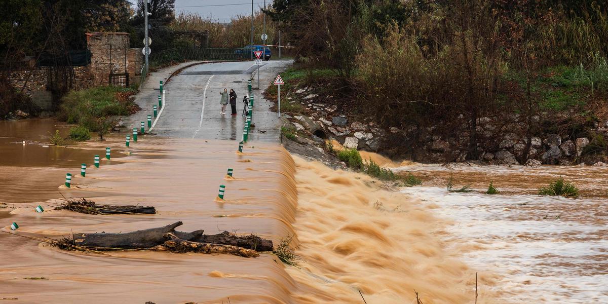 Rivières en crue dans les Pyrénées-Orientales