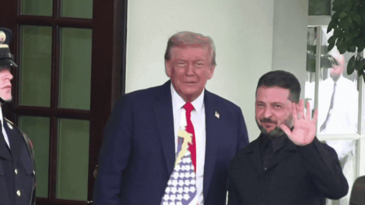 Zelensky et Trump lors d'une rencontre à Miami, Floride