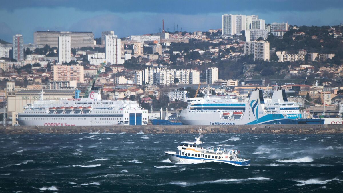 Vue du port des Îles du Frioul