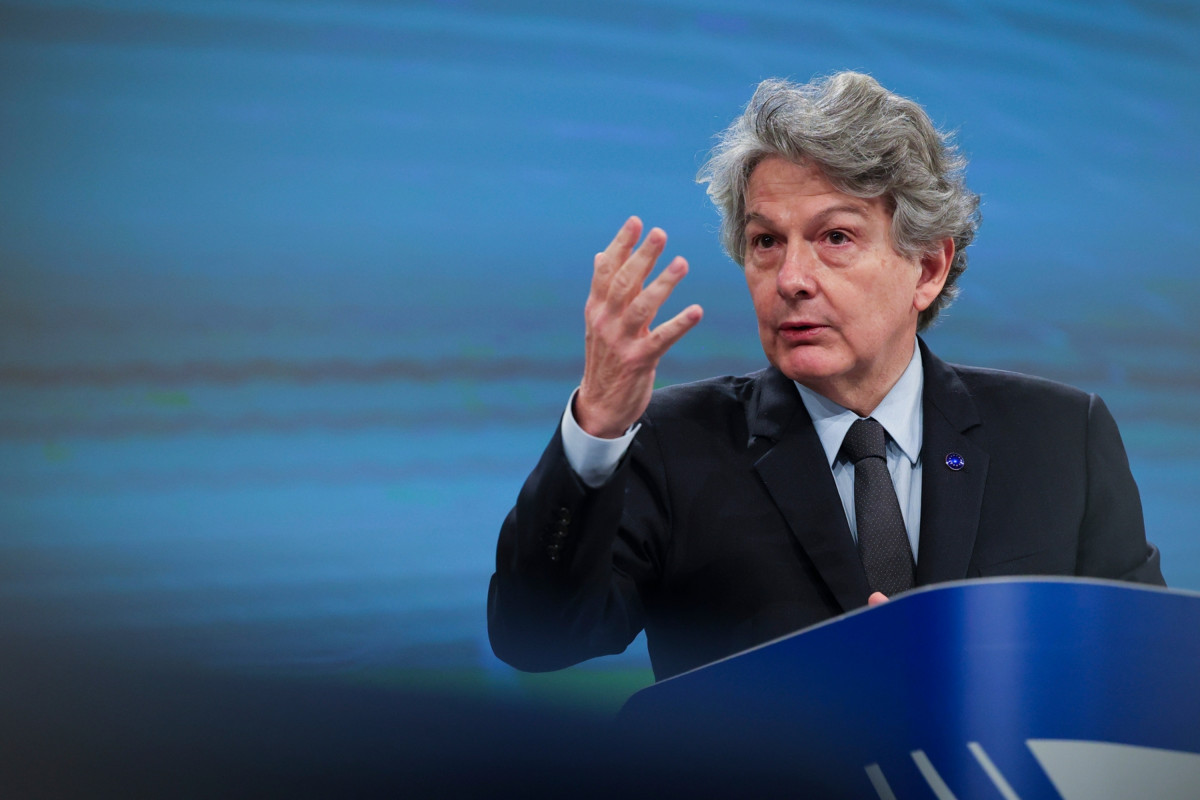 Thierry Breton lors d’une apparition publique