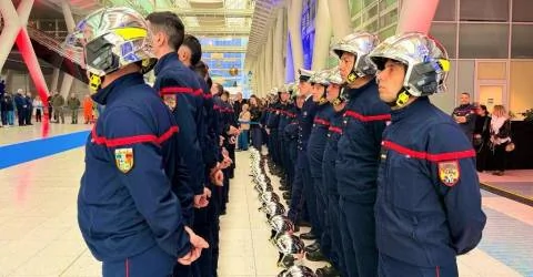 Jour d’hommage et de fête pour les sapeurs-pompiers en France
