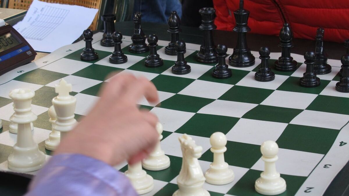 Kushwaha lors d'un tournoi d'échecs