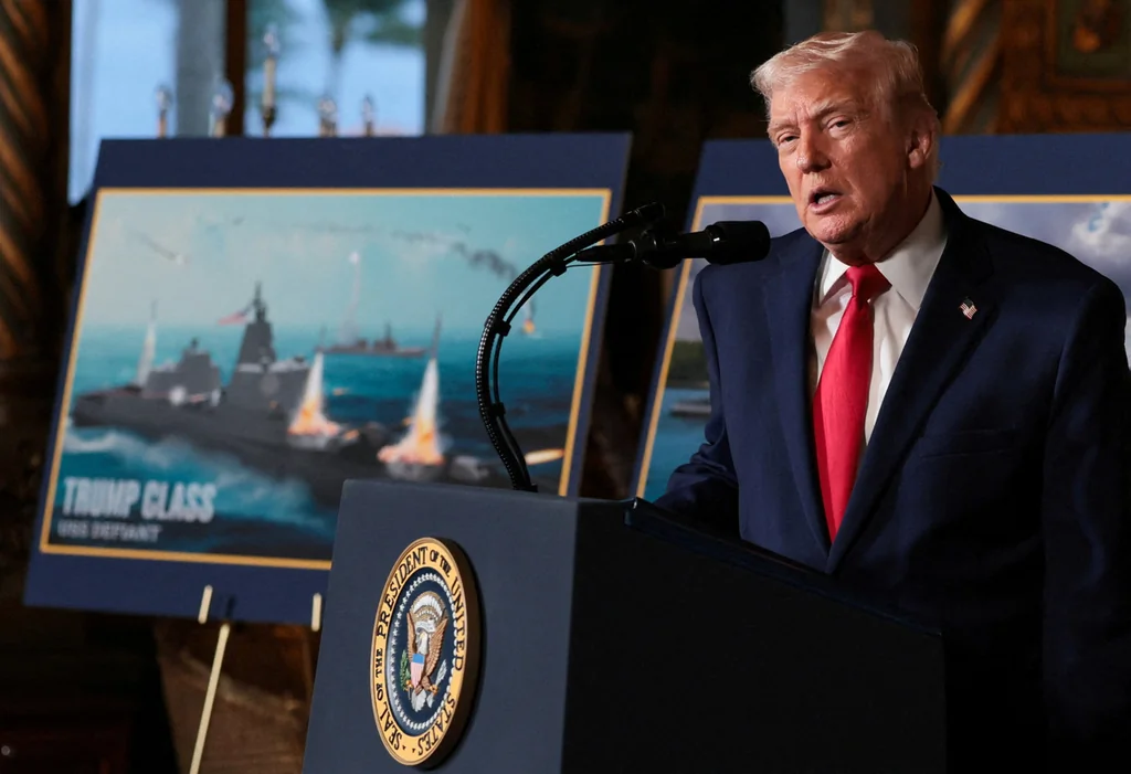 Trump annonce la nouvelle classe de navires de guerre US, la plus grande du monde