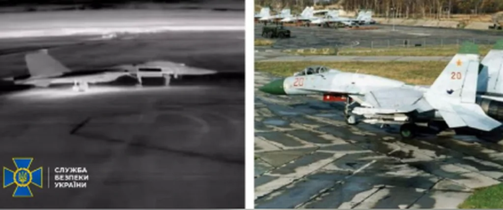 Ukraine frappe la base de Belbek : deux chasseurs russes détruits