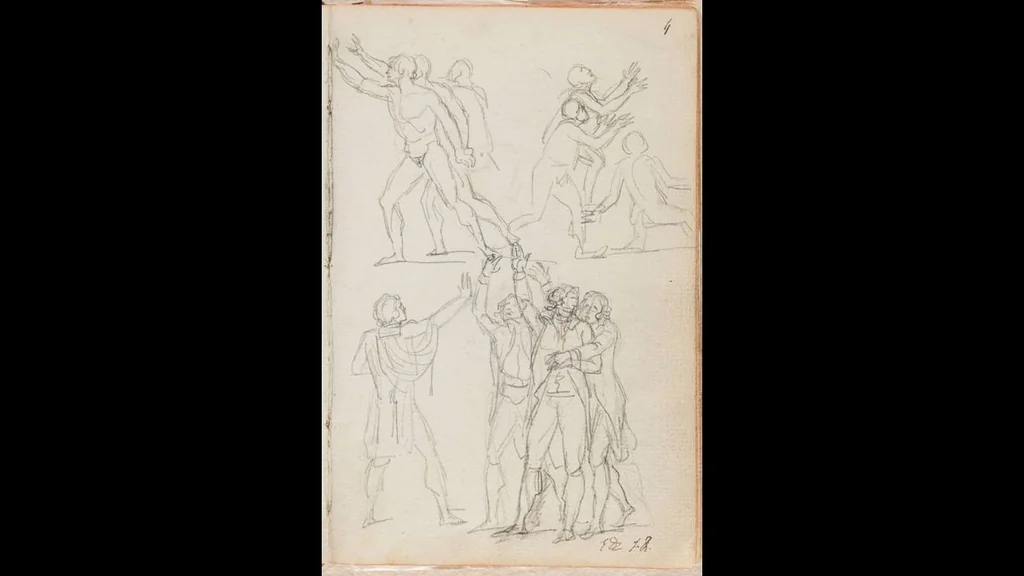 Versailles: esquisses de David spoliées par les nazis retrouvées