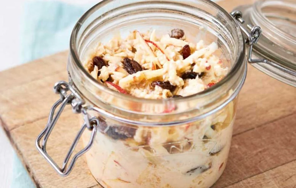 Avoine du lendemain tarte aux pommes végétarienne