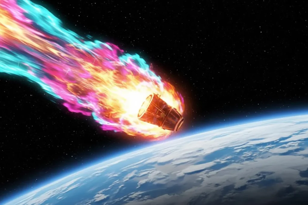 Des capteurs sismiques traquent les débris spatiaux en rentrée