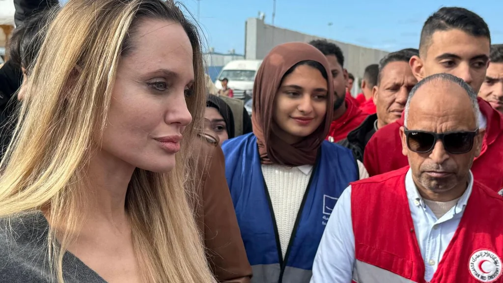 Angelina Jolie à Rafah: soutien à Gaza en Égypte
